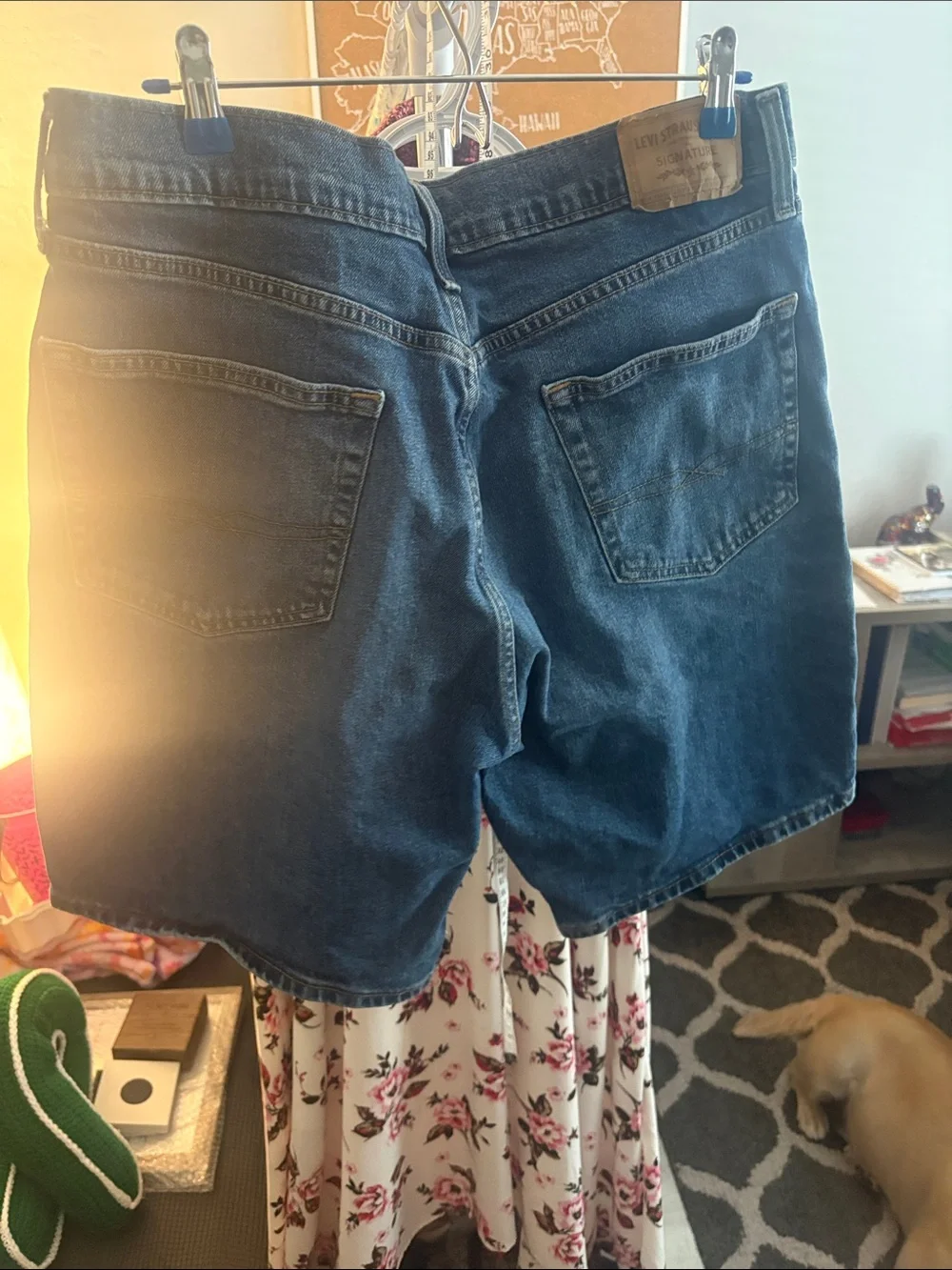 Levi's Men's Dark Indigo Denim Shorts